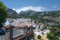 View white village Grazalema in Andalucia Royalty Free Stock Photo