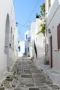 Typical Greek architecture in Lefkes village on Paros Island, Cyclades, Greece