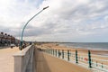 A view of Whitley Bay beach on the North East England coast, UK
