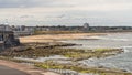 A view of Whitley Bay beach on the North East England coast, UK