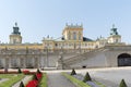 View of Wilanow Royal Palace on AUGUST 8 2013 Royalty Free Stock Photo