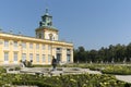 View of Wilanow Royal Palace on AUGUST 8 2013 Royalty Free Stock Photo