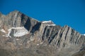 View of wild alps against the blue sky in Valle Aurina, Alto Adige, Italy Royalty Free Stock Photo