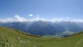 View from Wildkogel, Austria Royalty Free Stock Photo
