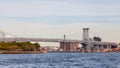 A View of Williamsburg Bridge in New York City Royalty Free Stock Photo