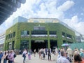 A view of the Wimbledon Tennis Championships