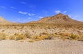 View from Winding road Artists drive in Death Valley Royalty Free Stock Photo