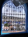 View from the window of the city of Chaouen.