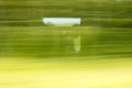 View from the window of a fast moving train Royalty Free Stock Photo