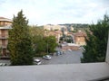 View from the window of the hotel room in the resort town of Montecatini Terme. Italy, August 2012
