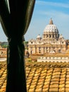 View Of The St Peter`s Basilica From Castel Sant`Angelo