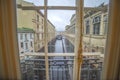 view from the window of St. Petersburg