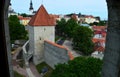 View from the window of Toompea castle.