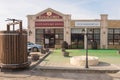 View of the wine press and the company store