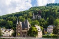 View of the wine town Cochem at the Moselle