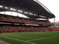 View in the Winnipeg Stadium. Investors Group Field Royalty Free Stock Photo