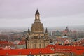 Panoramic view of Dresden in a autumn day.