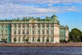 View of Winter Palace and the Neva river in St. Petersburg, Russia Royalty Free Stock Photo