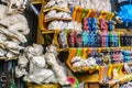 Witchcraft market with baby llama foetuses in la Paz - Bolivia