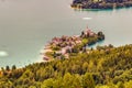 View of WoertherSee lake in Austria Royalty Free Stock Photo