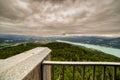 View of WoertherSee lake in Austria Royalty Free Stock Photo