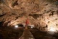 View of the Women`s Cave Pestera Muierilor from Gorj County, in Oltenia, Romania Royalty Free Stock Photo