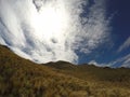 Wonderful Sky in the Mountains in Capilla del Monte, CÃÂ³rdoba, Argentina at the Lake Los Alazanes Royalty Free Stock Photo