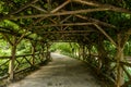 Wood tunnel Royalty Free Stock Photo