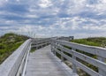 Pathway Over the Dunes and to the Heavens Royalty Free Stock Photo