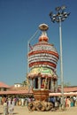 View of Wooden Chariot at Udupi Sri Krishna Temple