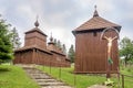 View at the Wooden Church of Blessed Virgin in Korejovce village - Slovakia