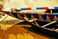 wooden fishing boat nose at Brahmaputra Rive Assam India