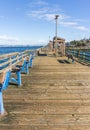 Wooden Ruston Pier 2 Royalty Free Stock Photo