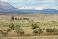 View at woods and hills near Guadix on Spain Royalty Free Stock Photo