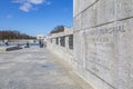 World War Two Memorial detail and Lincoln Memorial, Washington D.C