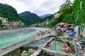 View of Wulai Hot springs Royalty Free Stock Photo
