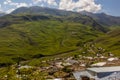 View of Xinaliq Khinalug village landscape, Azerbaij