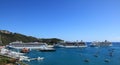 View of Yacht Harbor from Bluebeards Castle Royalty Free Stock Photo
