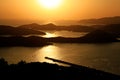 View of Yacht Harbor from Paradise Point Royalty Free Stock Photo