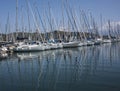 View of yachts in Fethiye harbour, Turkey Royalty Free Stock Photo
