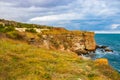 View from Kamen Bryag Black Sea coast Bulgaria Royalty Free Stock Photo