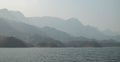 View at Yangtze river for the traveler along with the three gorges dam Royalty Free Stock Photo