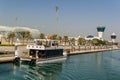 View at Yas Marina in Abu Dhabi from the sea