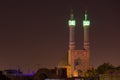 View of Yazd in the night, Iran Royalty Free Stock Photo