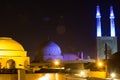 View of Yazd in the night Royalty Free Stock Photo