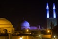 View of Yazd in the night Royalty Free Stock Photo
