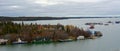 View of Yellowknife Skyline in Autumn