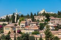 Yemin Moshe neighborhood view. Royalty Free Stock Photo