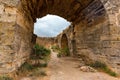 View of Yeni-Kale fortress on shore of Kerch Strait in Crimea Royalty Free Stock Photo