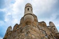 View of Yeni-Kale fortress on shore of Kerch Strait in Crimea Royalty Free Stock Photo